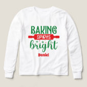 Baking spirits bright add name unisex (デザイン正面)