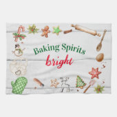 Baking Spirits Bright Christmas キッチンタオル (横)