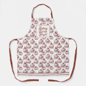 Baking Spirits Bright Christmas Cupcakes エプロン (正面)