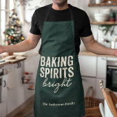 Baking Spirits Bright | Evergreen Christmas  エプロン