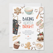 Baking Spirits Bright Non-Photo Christmas シーズンカード (正面)