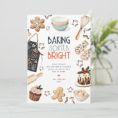 Baking Spirits Bright Non-Photo Christmas シーズンカード (スタンド正面)