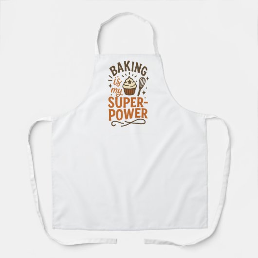 Baking Superpower エプロン (正面)