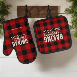 Baking Through the Snow Buffalo 鍋つかみ&鍋敷きセット