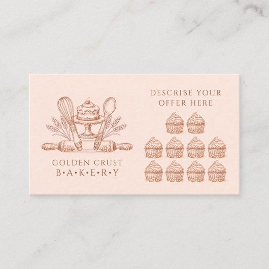 Baking Utensils Baker Bakery  ロイヤリティカード (正面)