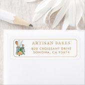 Baking Utensils Bakery Baker Return Address ラベル (インサイチュ)