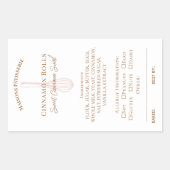 Baking Whisk Bakery Ingredients Allergy Food Label 長方形シール (正面)