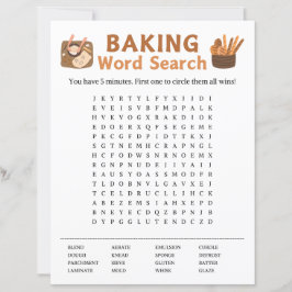 Baking Word Search Game