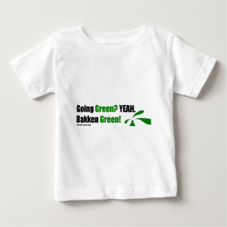 Bakkenの緑の幼児Tシャツ ベビーTシャツ