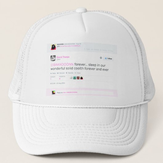 Bakkoonのトラック運転手の帽子 キャップ (正面)