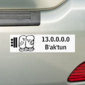 baktun、13.0.0.0 .0B'ak'tun バンパーステッカー (車上)