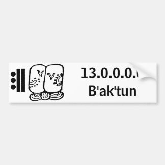 baktun、13.0.0.0 .0B'ak'tun バンパーステッカー