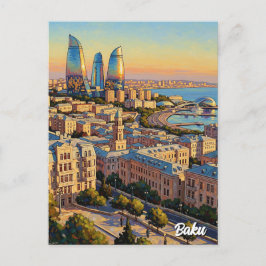 Baku Azerbaijan Travel  ポストカード