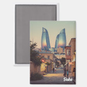 Baku Azerbaijan Travel  マグネット (正面/裏面)