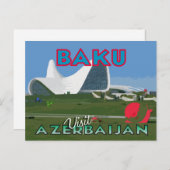 Baku, Visit Azerbaijanはがき ポストカード (正面/裏面)
