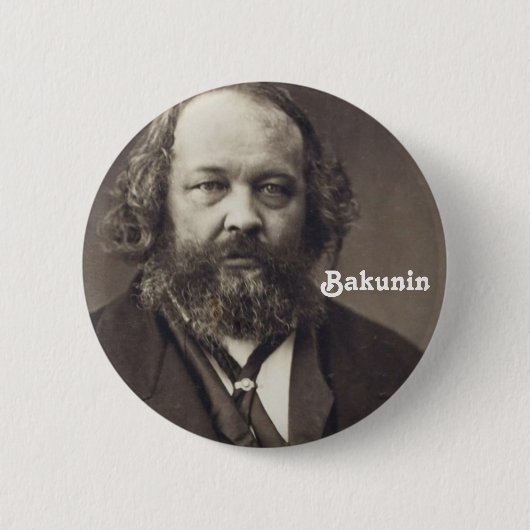 Bakunin 2ボタン 缶バッジ (正面)