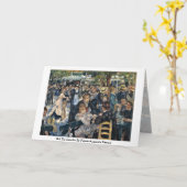 Bal Du Moulin Byピエール＝オーギュスト・ルノワール カード (黄色い花)