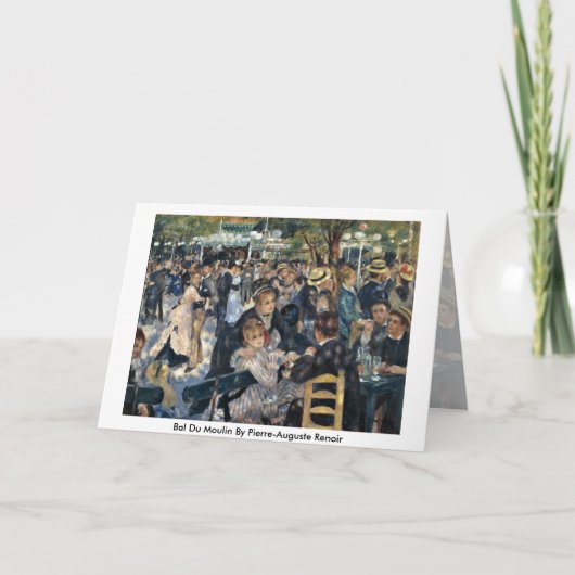 Bal Du Moulin Byピエール＝オーギュスト・ルノワール カード (正面)