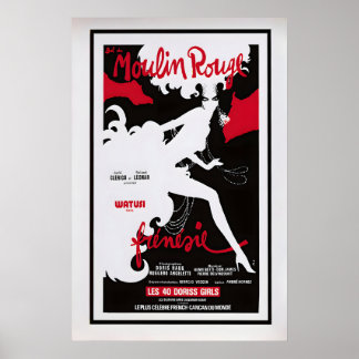 Bal du Moulin Rouge Frénésie by Rene Gruau ポスター