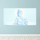 Bal Krishna キャンバスプリント (インサイチュ (ウッドフロア))