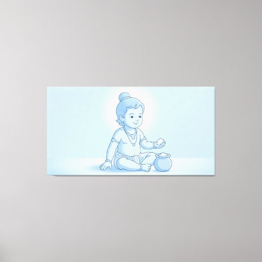 Bal Krishna キャンバスプリント (正面)