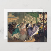 Bal Mabilleのワルツ ポストカード (正面/裏面)