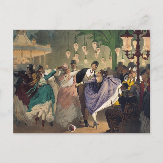 Bal Mabilleのワルツ ポストカード (正面)