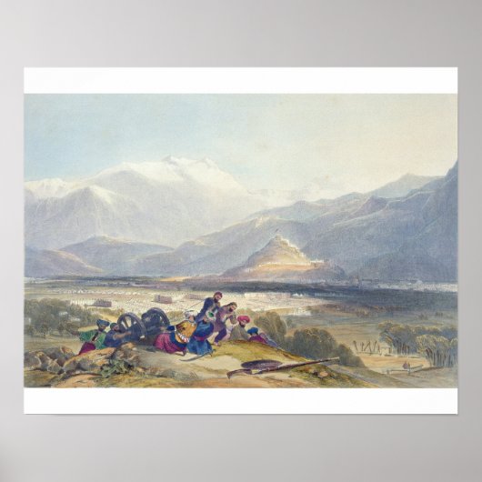 Bala Hissarとイギリスの缶とカブールの街 ポスター (正面)