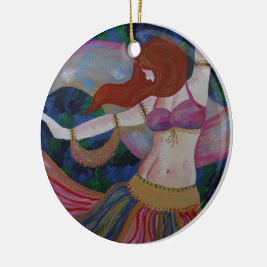 Baladiのベリーダンサーの美しい芸術のオーナメント セラミックオーナメント (左)