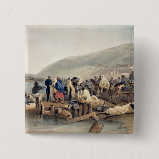 Balaklavaの病人の乗船 缶バッジ (正面)