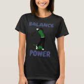 Balance over Power Fun Golf Tシャツ (正面)