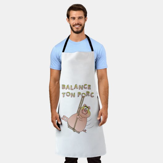 Balance ton porc エプロン (着用した状態)