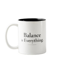 Balance Your Qi Mug Minimalist Acupuncture Mug