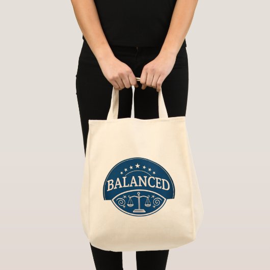 Balanced Grocery Tote Bag トートバッグ (正面(商品))