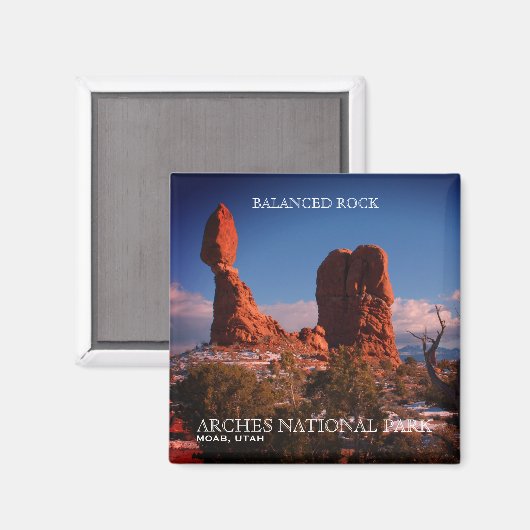 Balanced Rock, Arches National Park, Moab, Utah マグネット (正面/裏面)