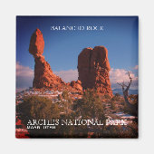 Balanced Rock, Arches National Park, Moab, Utah マグネット (正面)