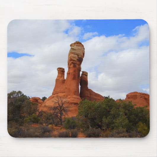 Balanced Rock, Arches, Utah,マウスパッド マウスパッド (正面)