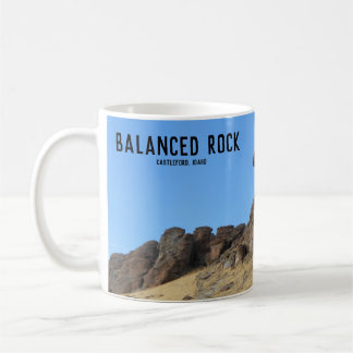 Balanced Rock Idaho写真 コーヒーマグカップ