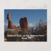 Balanced Rock, Moab UT ポストカード (正面)