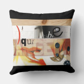 Balancerance Dadaistデジタルコラージュ – 枕 (裏面)