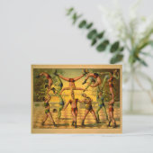 Balancing Acrobats Circusポスター ポストカード (スタンド正面)