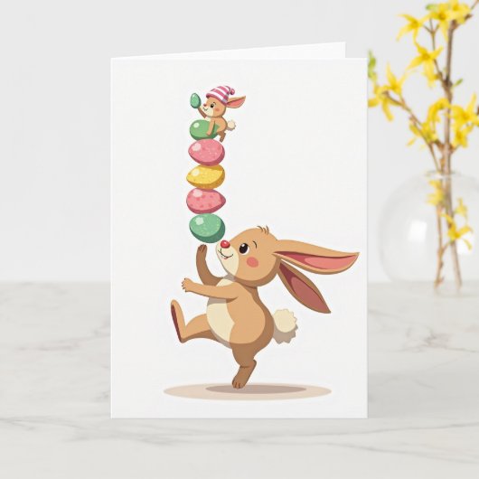 Balancing Act Celebration Card カード (黄色い花)