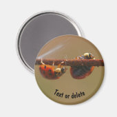 Balancing Ladybugs Nature Personalized マグネット (正面/裏面)