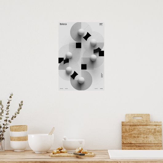 Balanza: Geometric Series ポスター (キッチン)