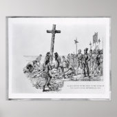 Balboa海岸で十字架を設定 ポスター (正面)