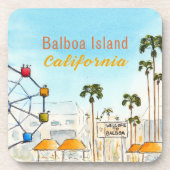 Balboa Island Newport Beach Coaster コースター (正面)