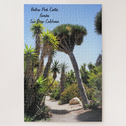 Balboa Park Cactus Garden Puzzle ジグソーパズル (縦)