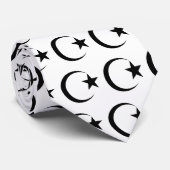 Balckの三日月及びStar.png ネクタイ (ロール)