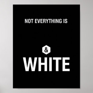 Balck & White - 8"x10"アートプリント ポスター