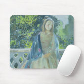 Balcony 1900年の女の子 マウスパッド (マウス)